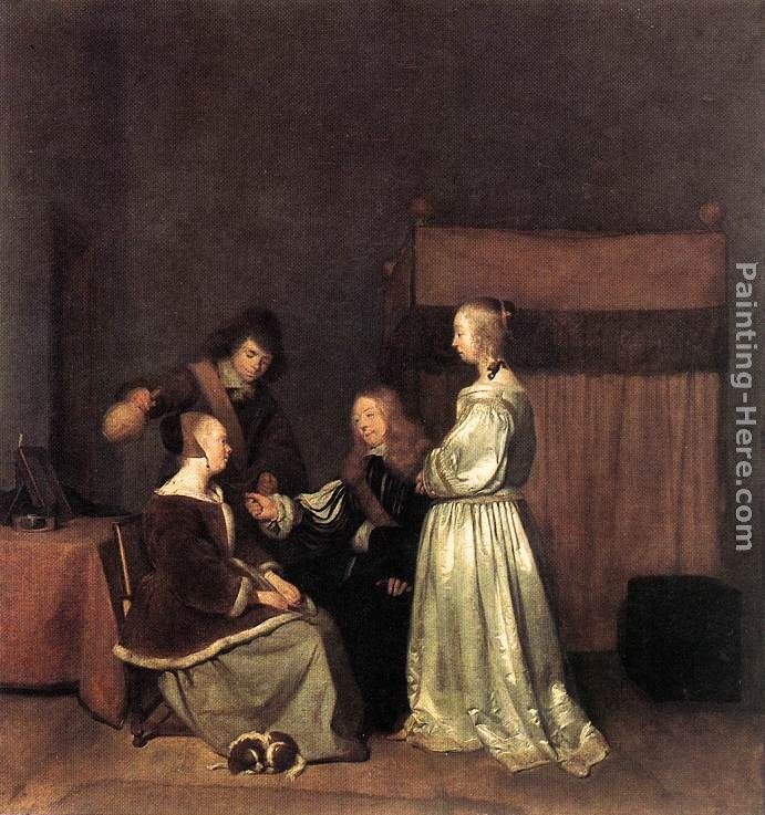 Gerard ter Borch The Visit